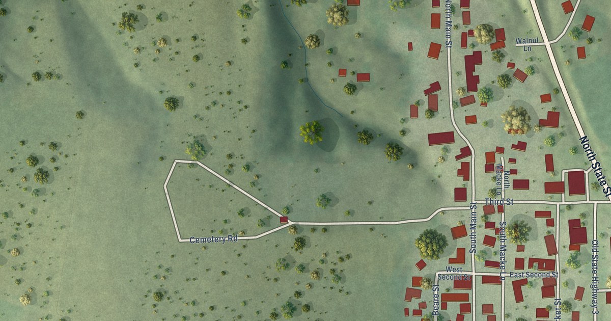 Map of Ellis Grove, Illinois in 2026