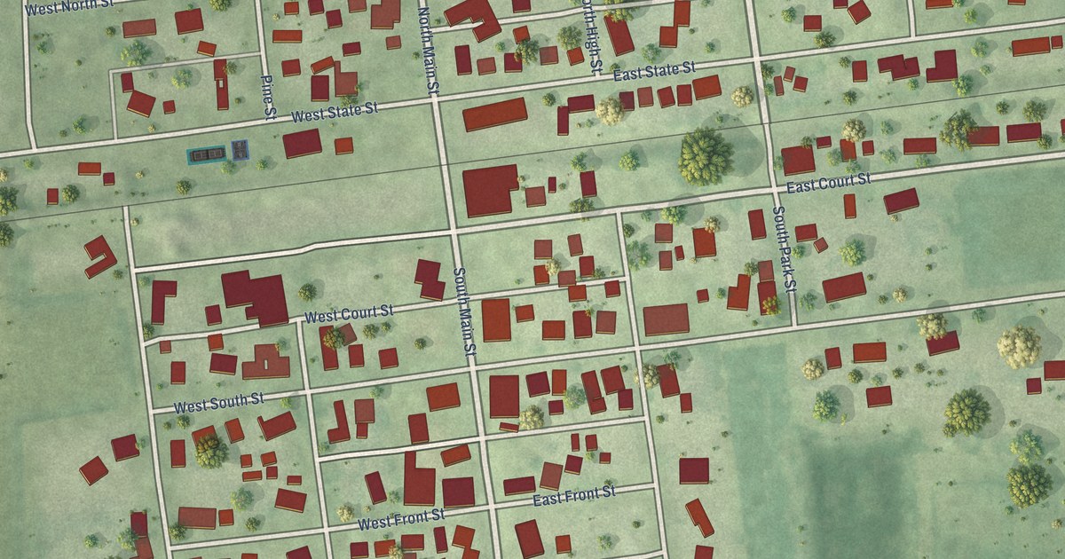 Map of Fairmount, Illinois in 2026