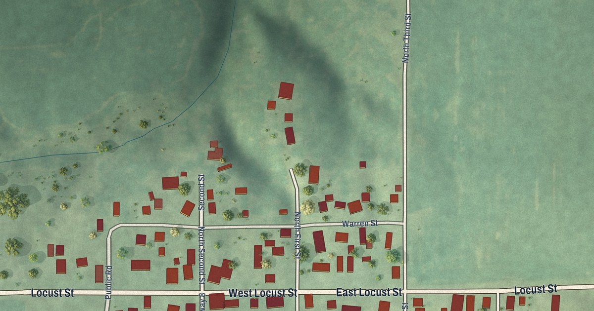 Map of Fieldon, Illinois in 2026