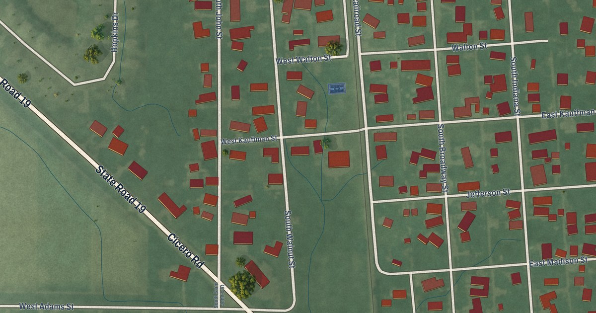 Map of Atlanta, Indiana in 2026