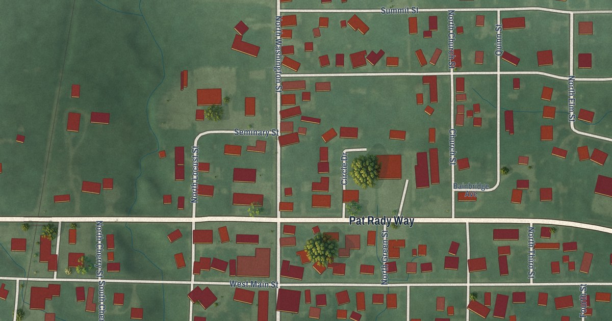 Map of Bainbridge, Indiana in 2026