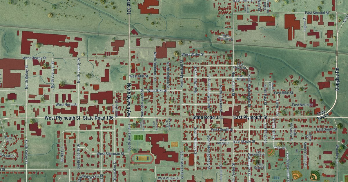 Map of Bremen, Indiana in 2026