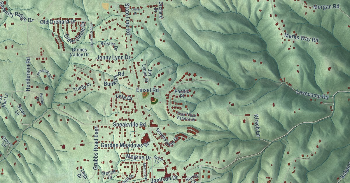 Map of Bright, Indiana in 2026