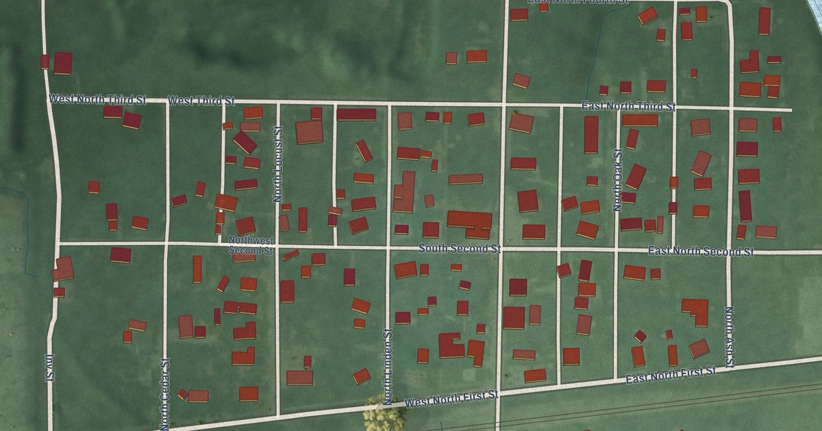 Map of Carbon, Indiana in 2026