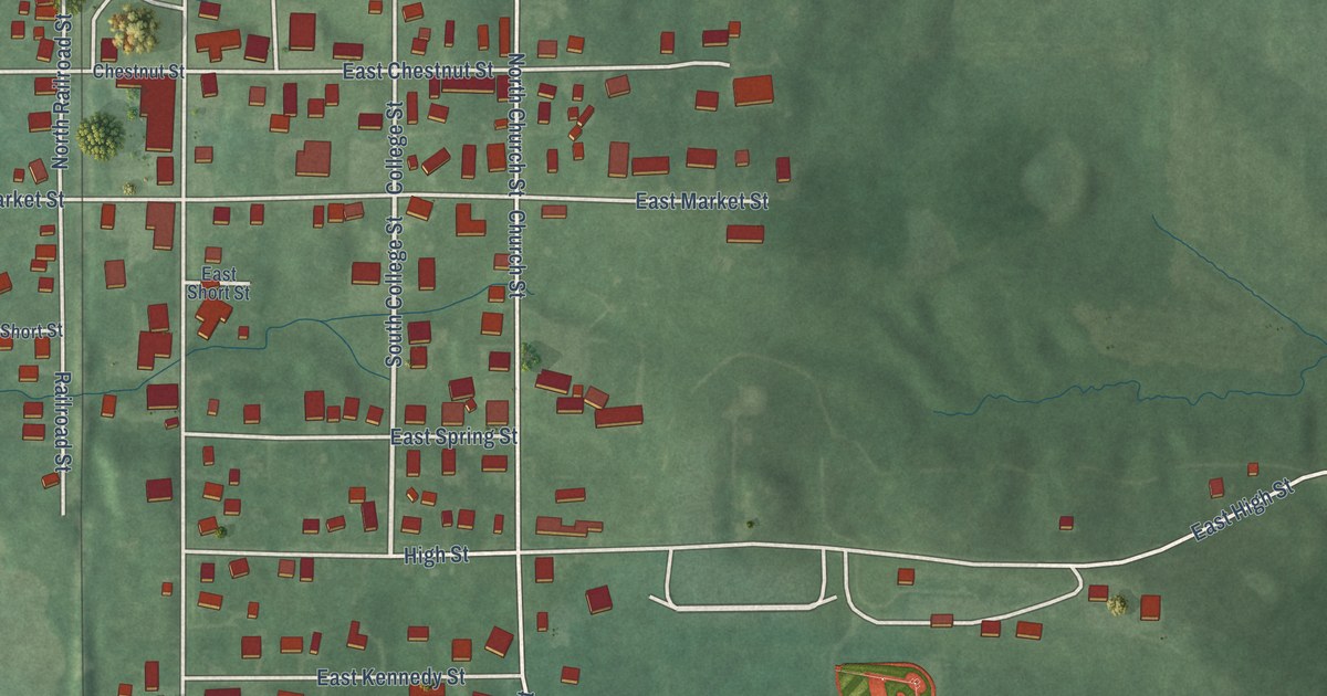 Map of Chrisney, Indiana in 2026
