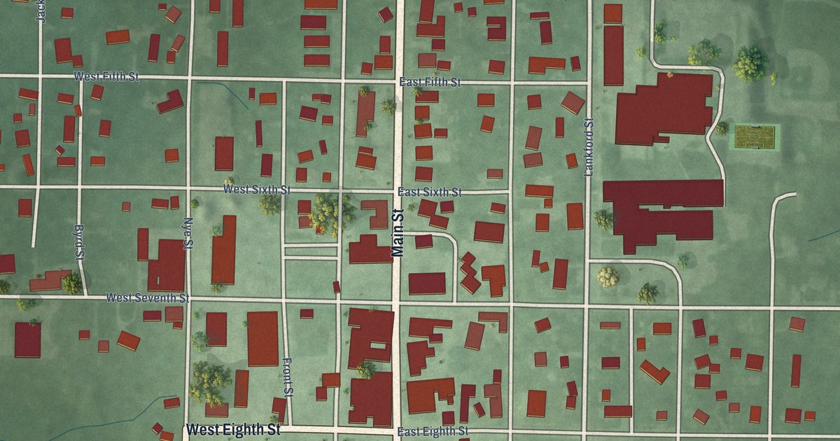 Map of Clay City, Indiana in 2026