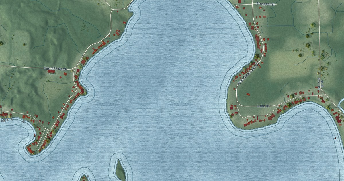 Map of Clear Lake, Indiana in 2026