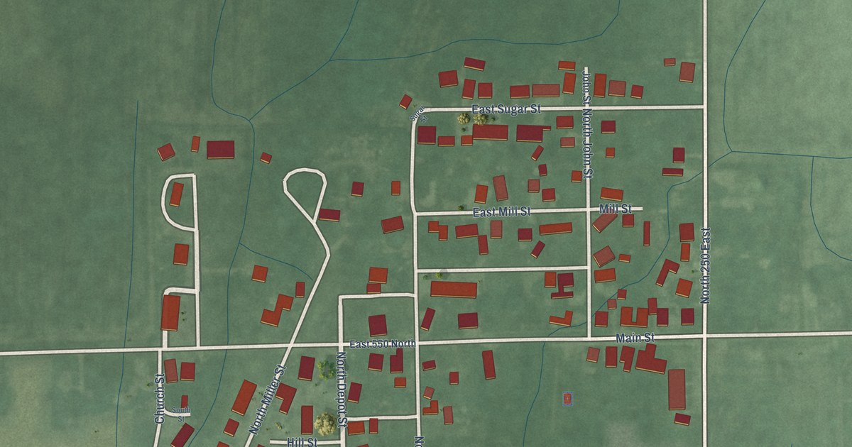 Map of Clifford, Indiana in 2026