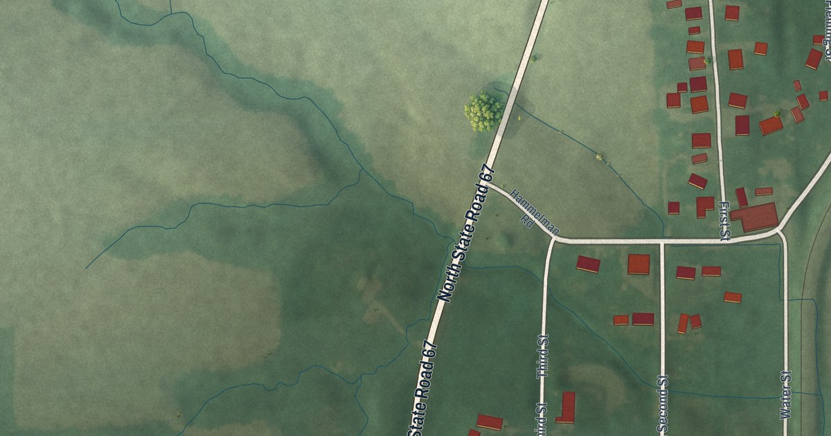 Map of Edwardsport, Indiana in 2026
