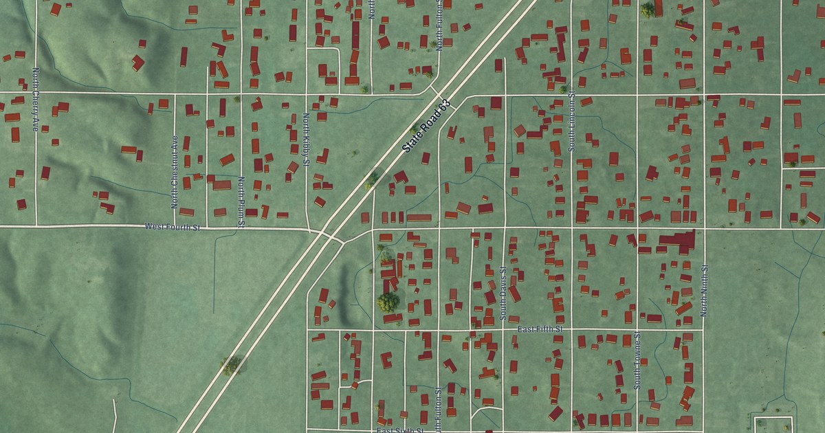 Map of Fairview Park, Indiana in 2026