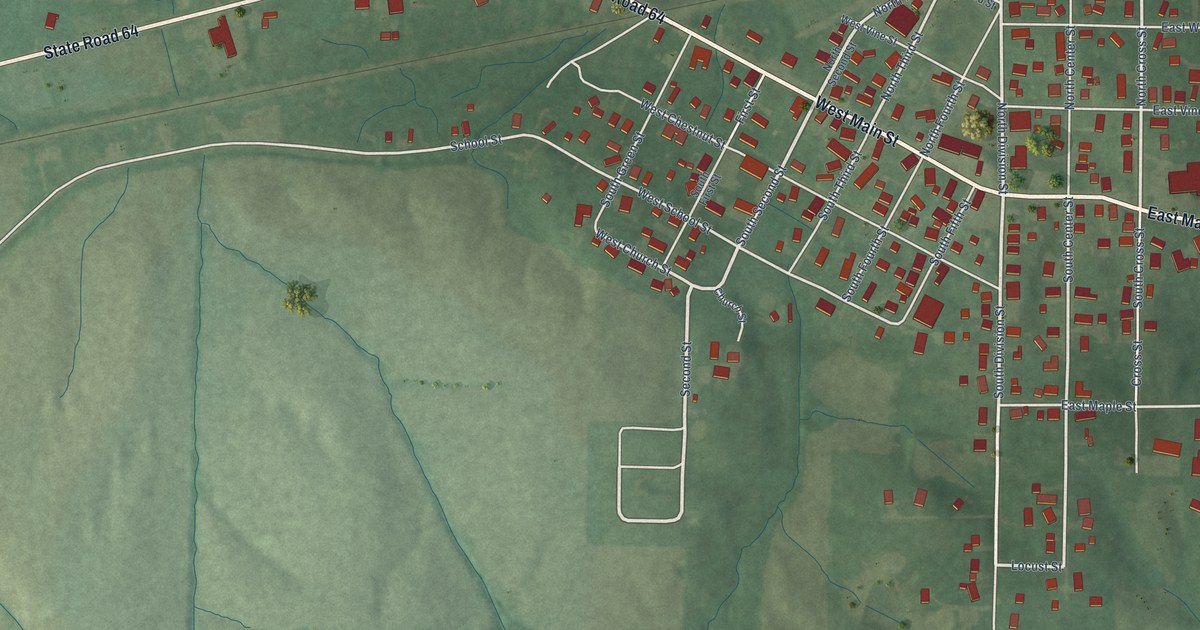 Map of Francisco, Indiana in 2026