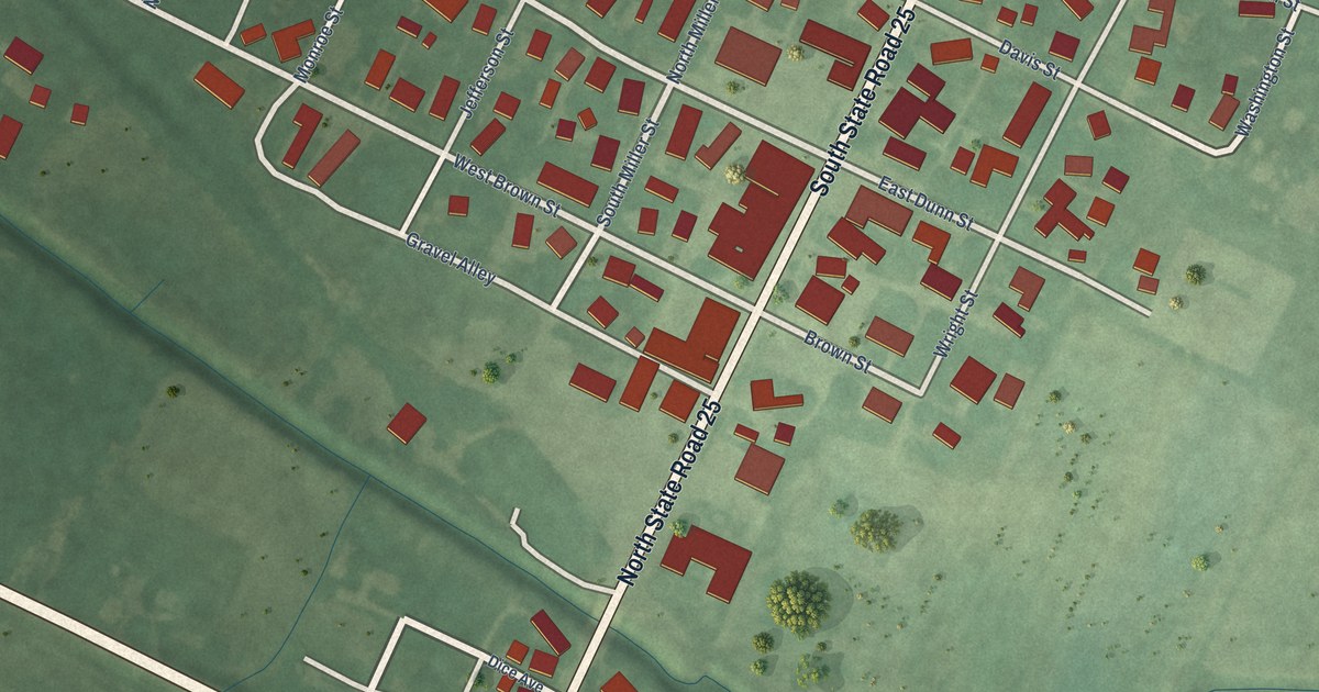 Map of Fulton, Indiana in 2026