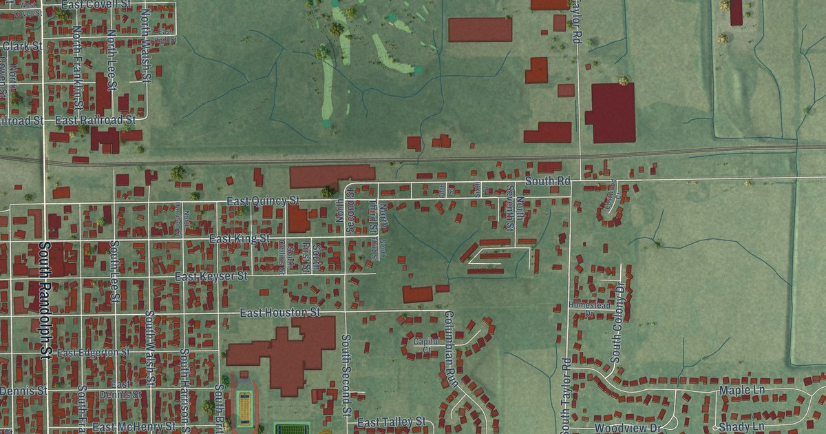 Map of Garrett, Indiana in 2026