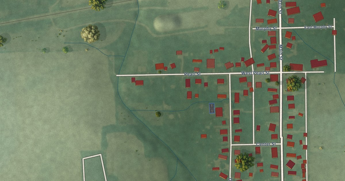 Map of Glenwood, Indiana in 2026