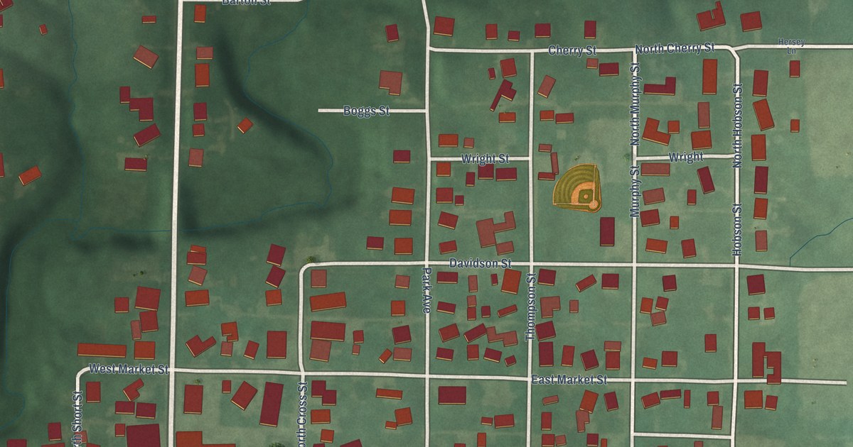 Map of Hillsboro, Indiana in 2026