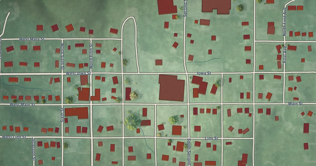 Map of Holland, Indiana in 2026