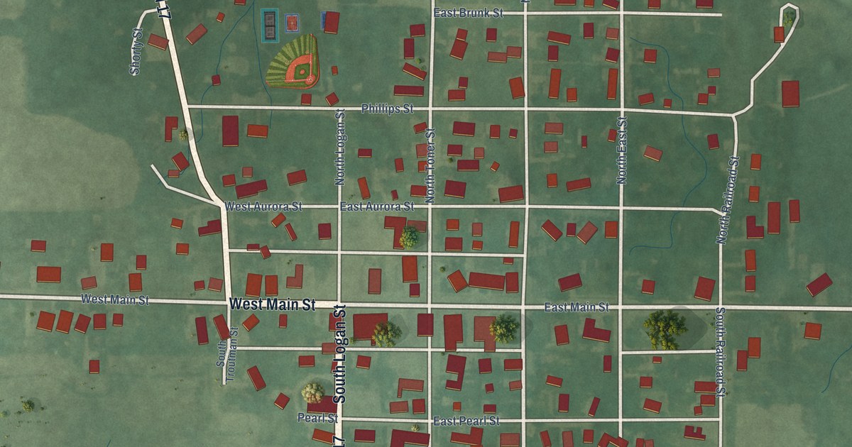 Map of Kewanna, Indiana in 2026