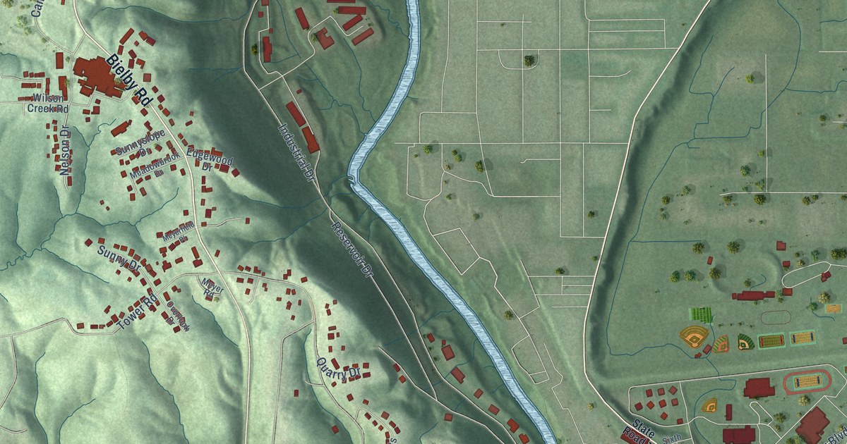 Map of Lawrenceburg, Indiana in 2026
