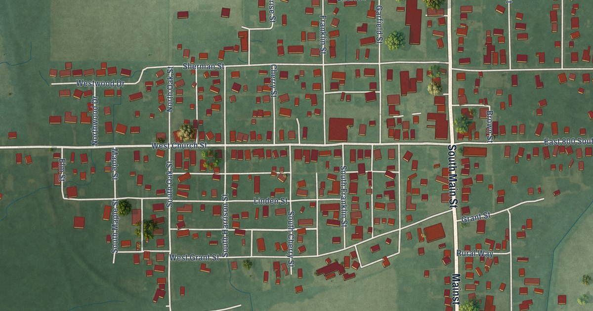 Map of Lynn, Indiana in 2026