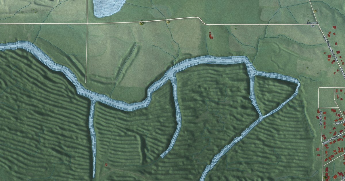 Map of Lynnville, Indiana in 2026