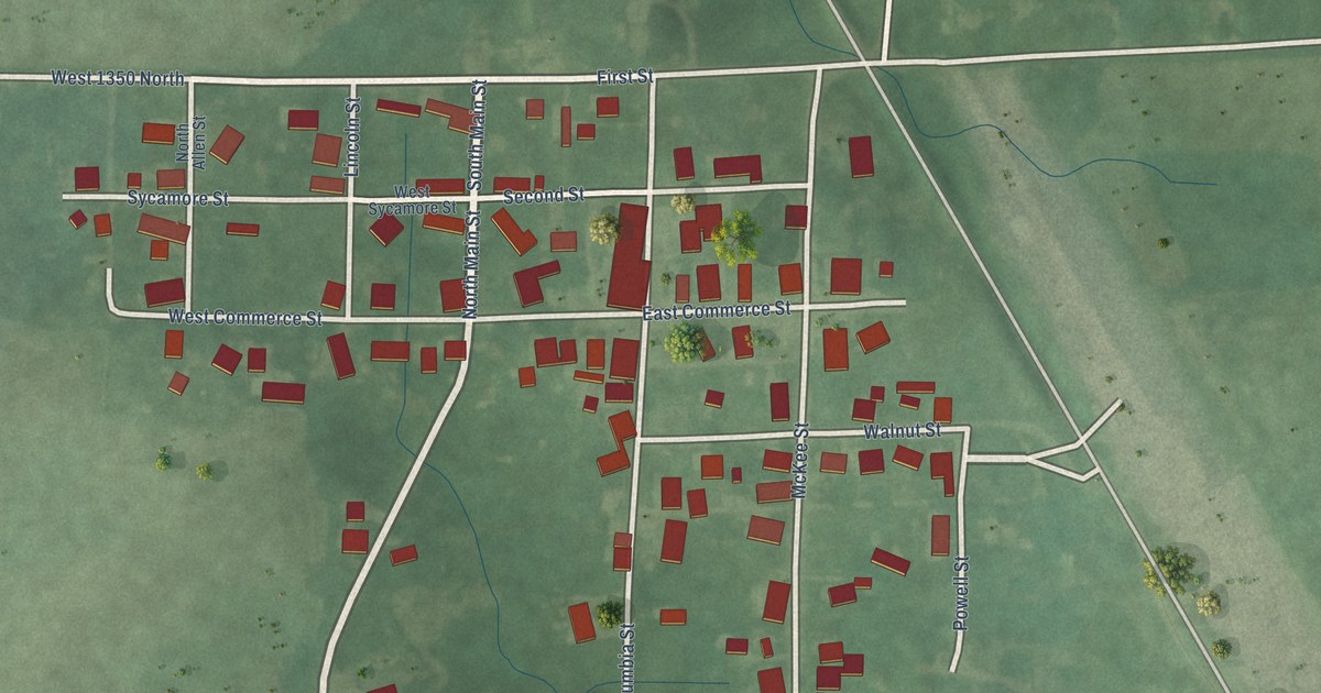 Map of Macy, Indiana in 2026