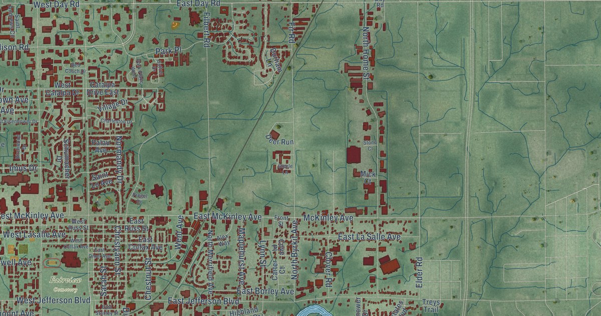 Map of Mishawaka, Indiana in 2026