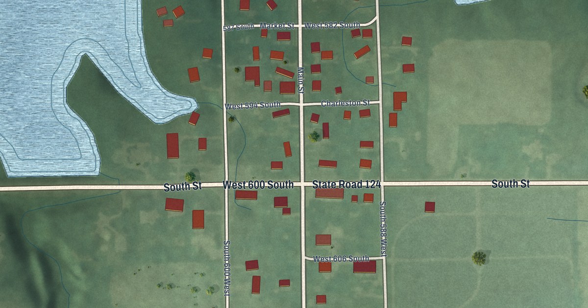 Map of Mount Etna, Indiana in 2026