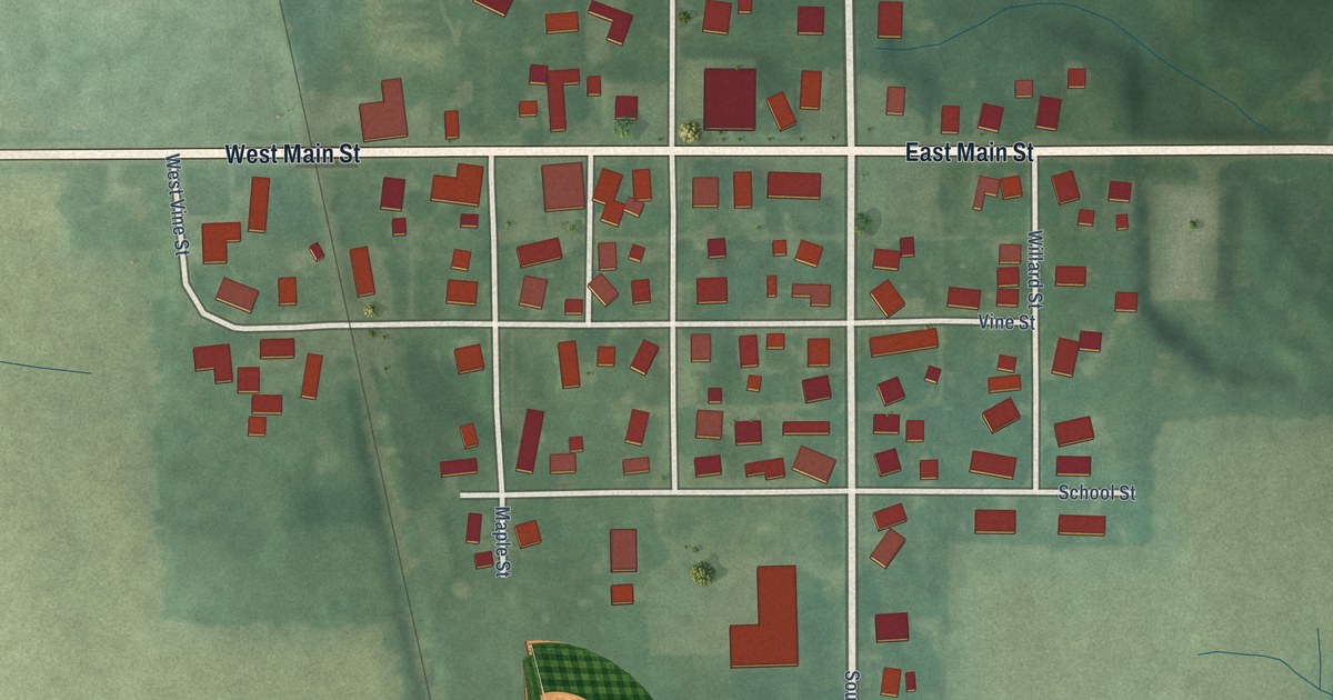 Map of Mount Summit, Indiana in 2026