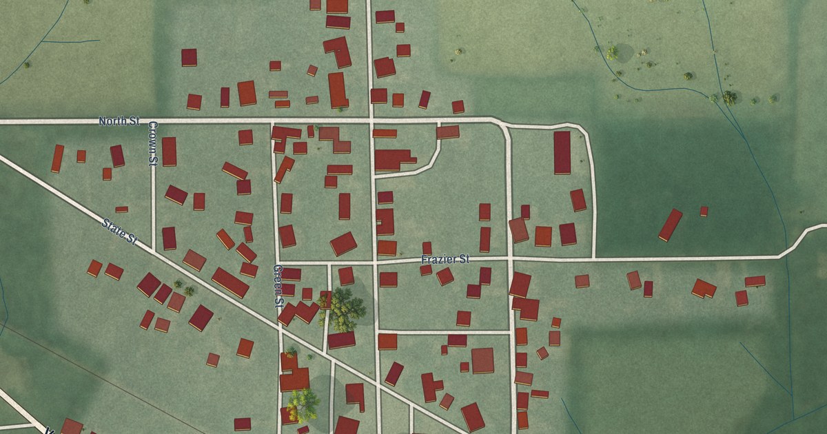 Map of New Ross, Indiana in 2026