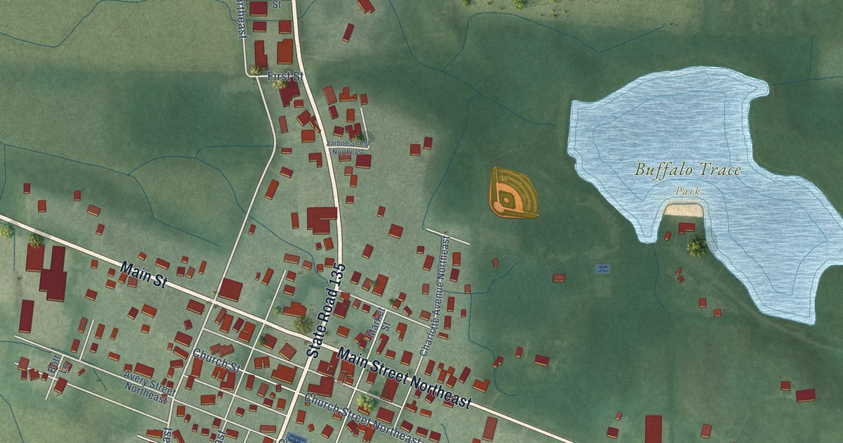 Map of Palmyra, Indiana in 2026