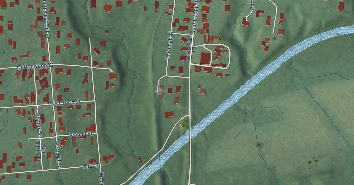 Map of Patoka, Indiana in 2026