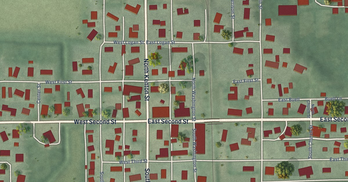 Map of Reynolds, Indiana in 2026