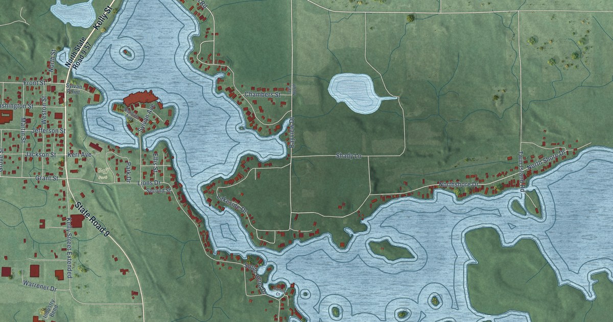 Map of Rome City, Indiana in 2026