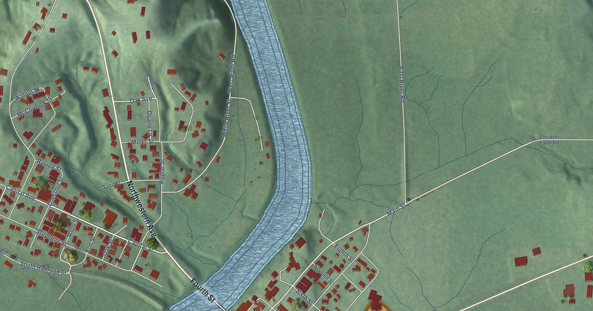 Map of Shoals, Indiana in 2026