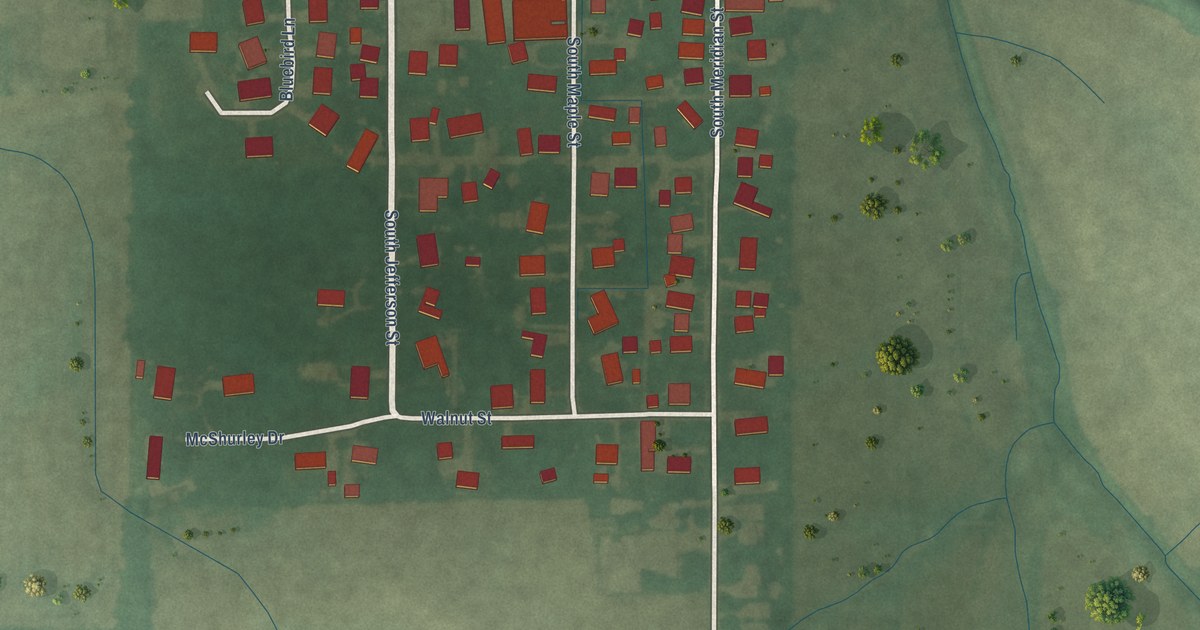 Map of Sulphur Springs, Indiana in 2026