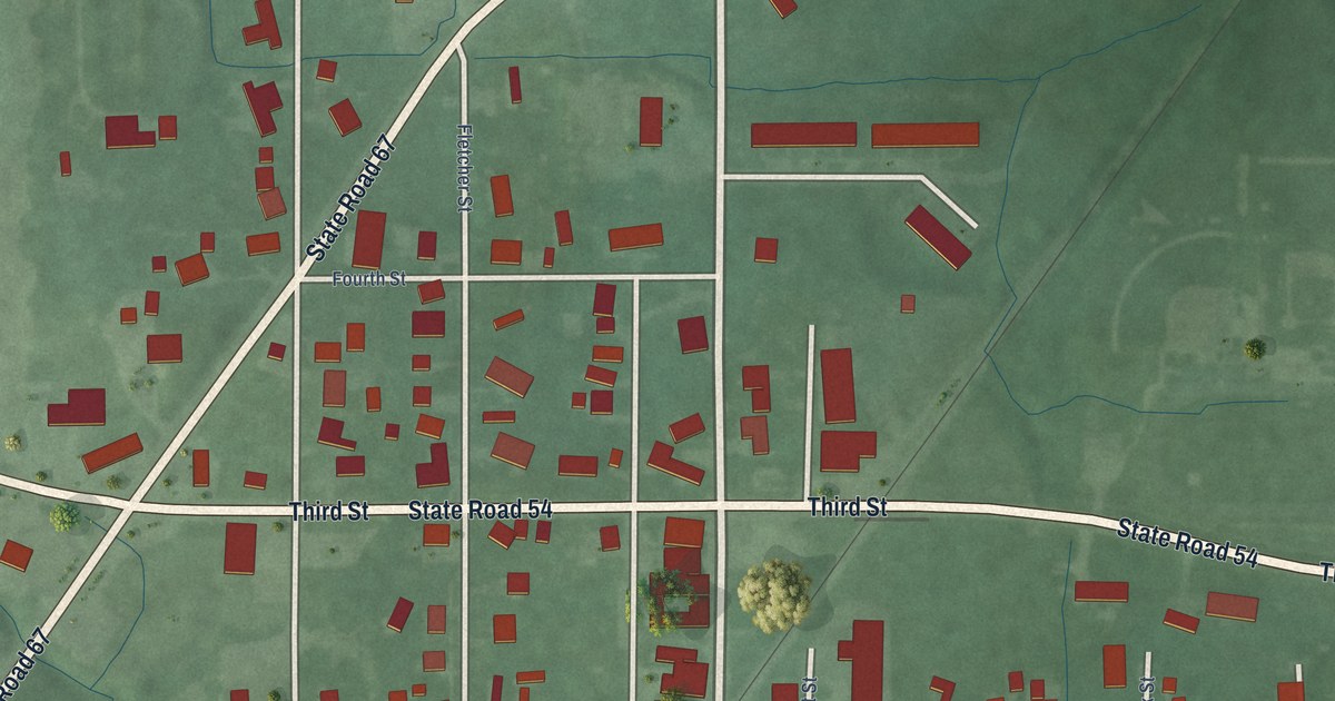 Map of Switz City, Indiana in 2026