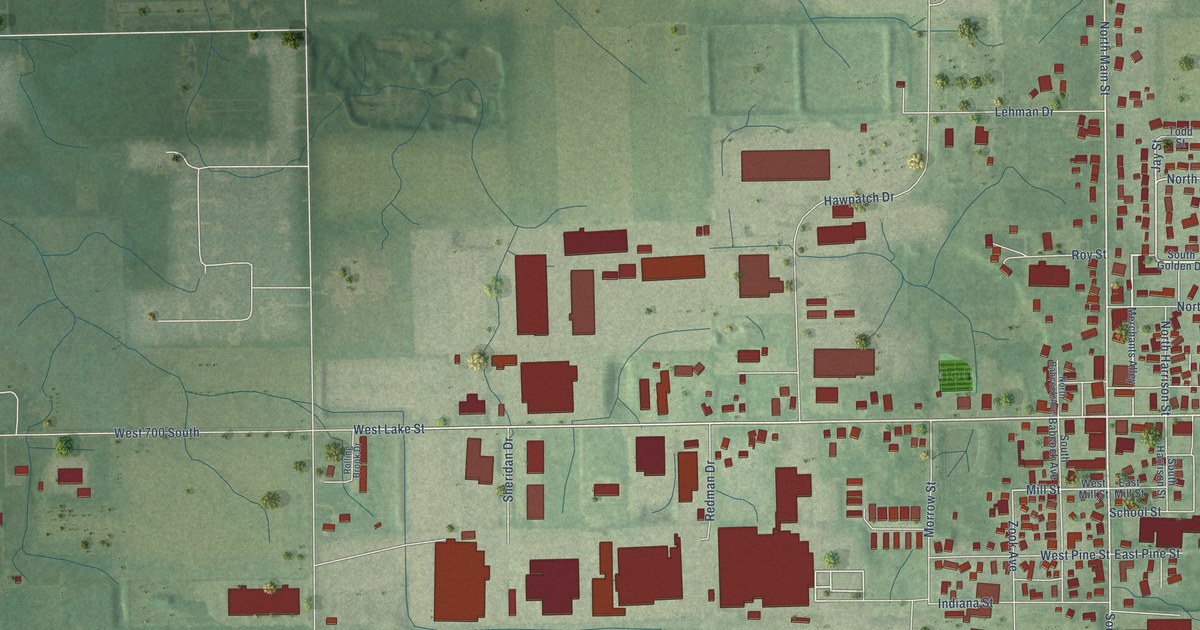 Map of Topeka, Indiana in 2026