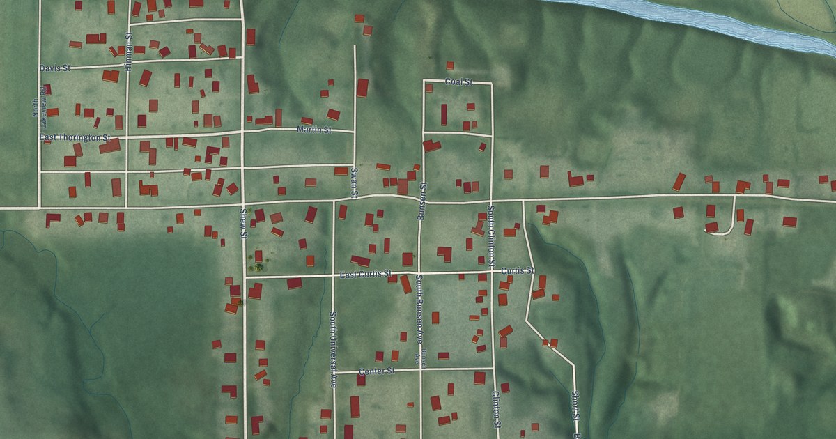 Map of Universal, Indiana in 2026