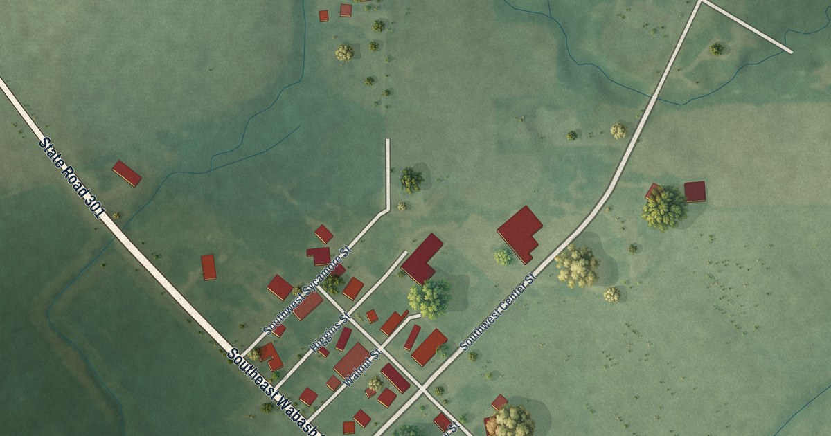 Map of Vera Cruz, Indiana in 2026