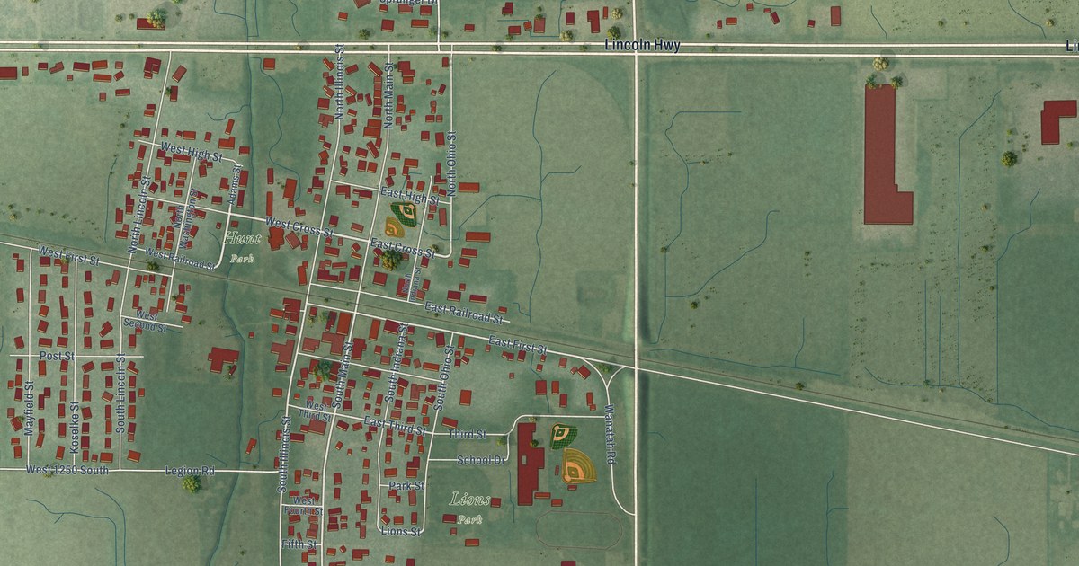 Map of Wanatah, Indiana in 2026