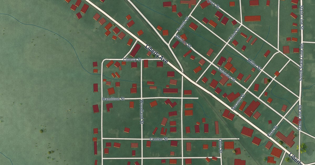 Map of West College Corner, Indiana in 2026