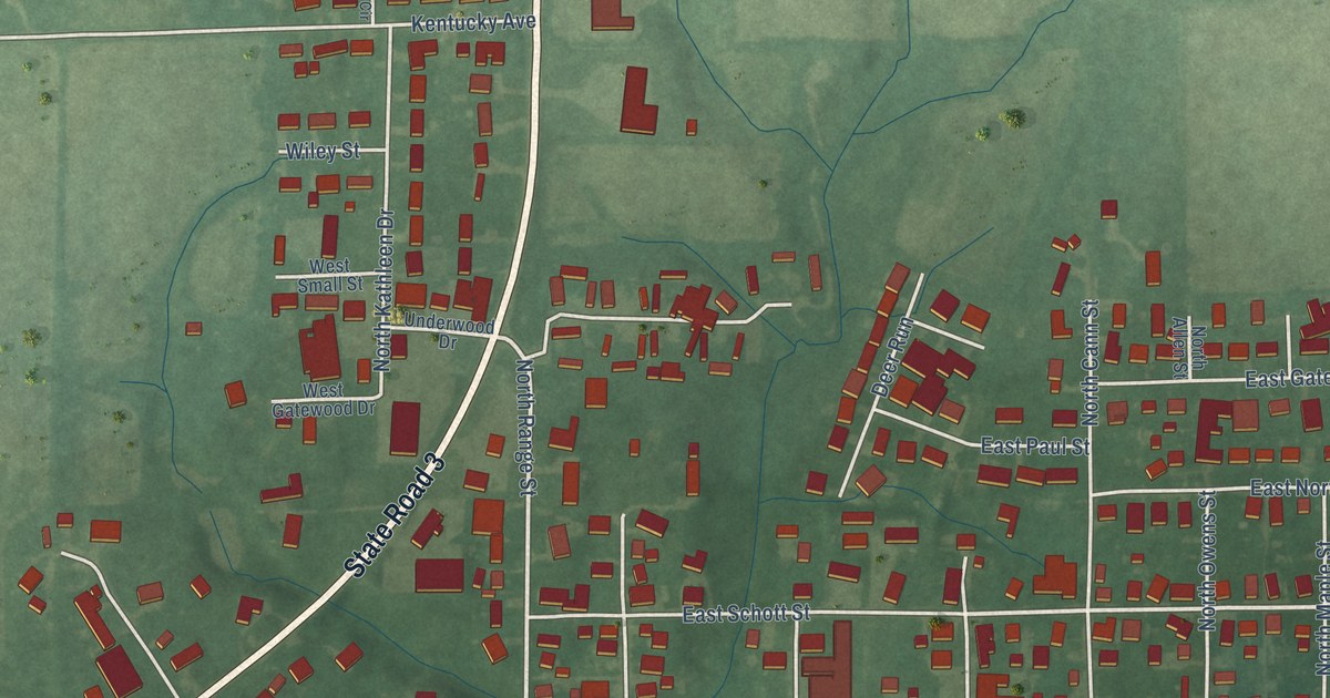 Map of Westport, Indiana in 2026