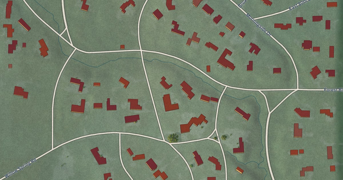 Map of Williams Creek, Indiana in 2026
