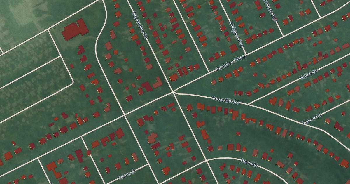 Map of Audubon Park, Kentucky in 2026