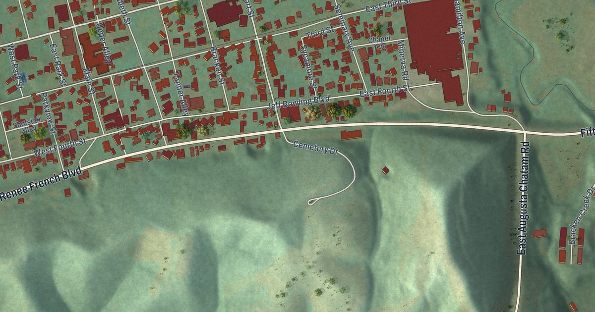 Map of Augusta, Kentucky in 2026