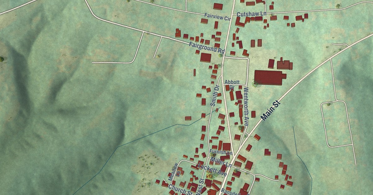 Map of Bedford, Kentucky in 2026