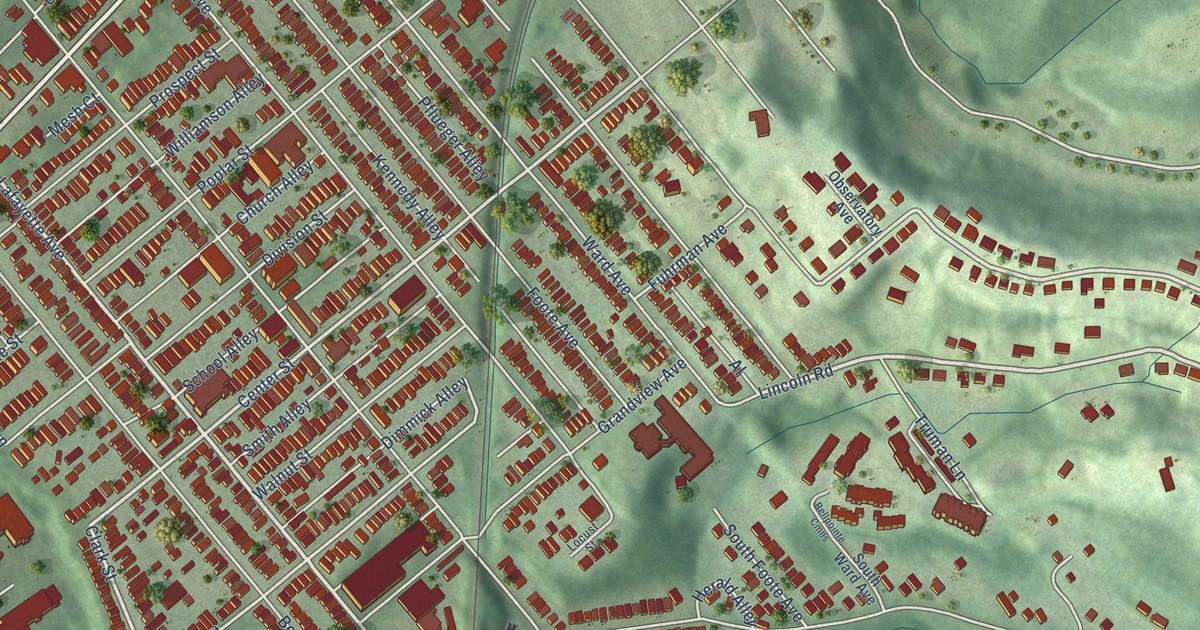 Map of Bellevue, Kentucky in 2026