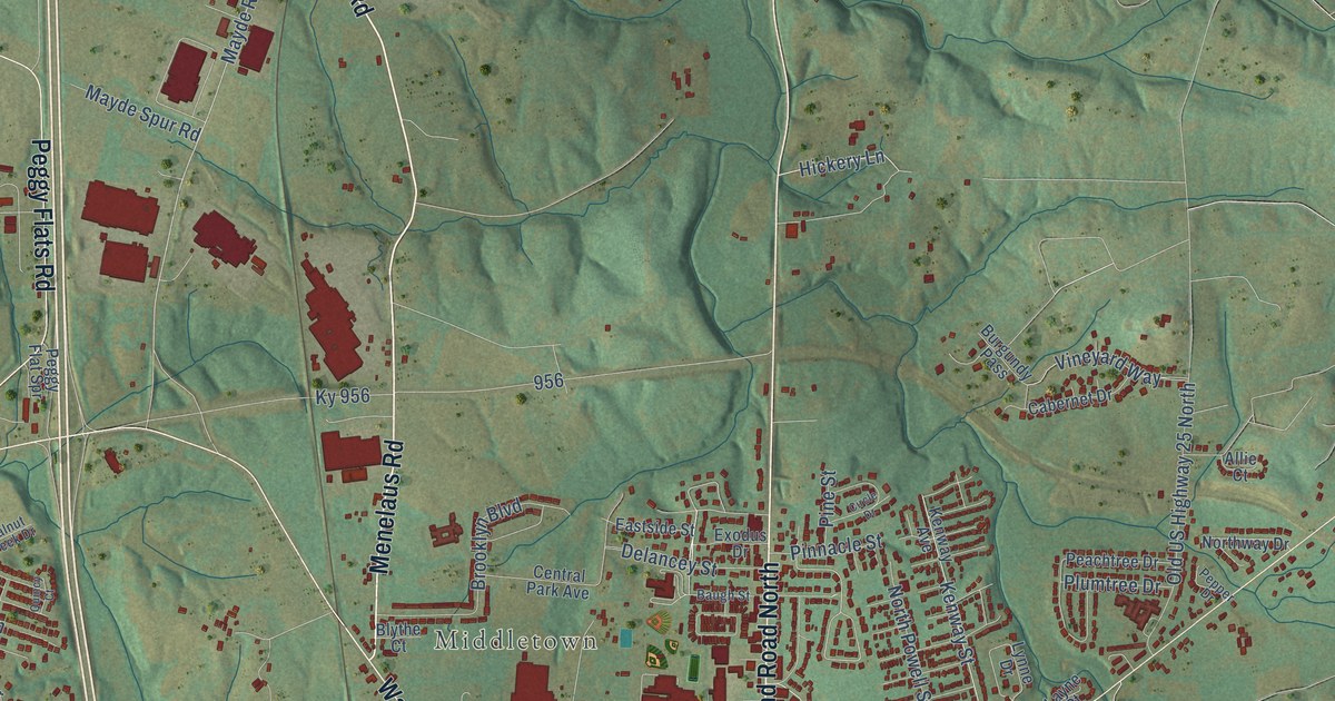 Map of Berea, Kentucky in 2026