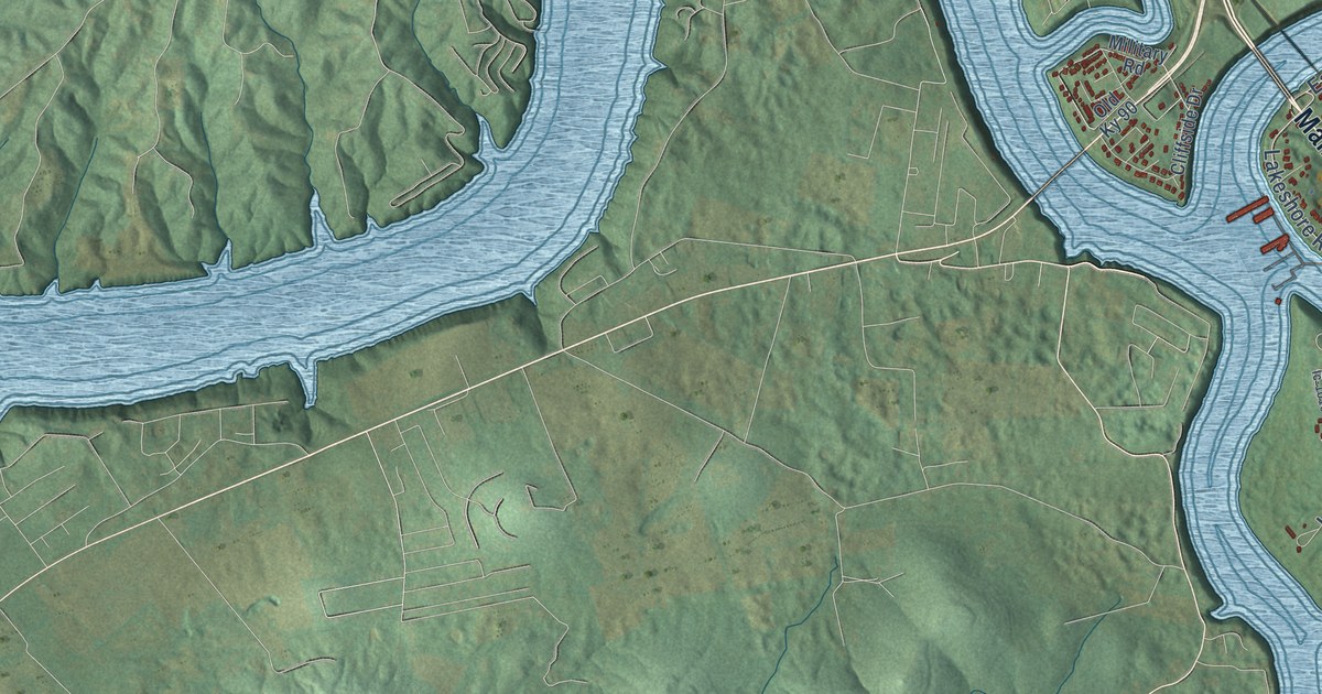 Map of Burnside, Kentucky in 2026