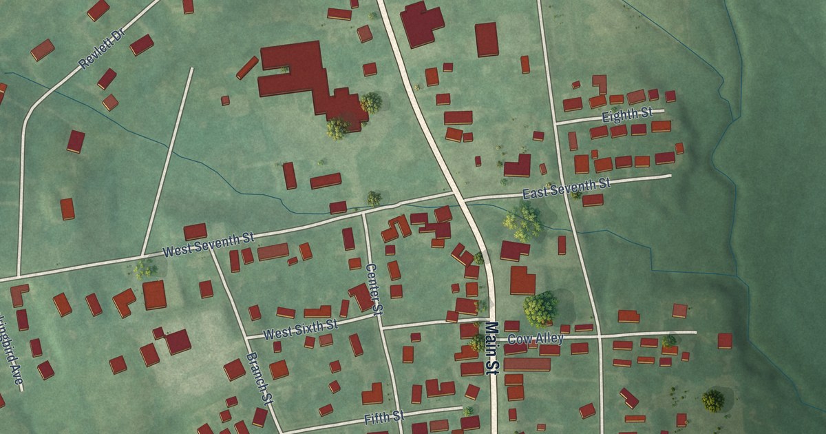 Map of Calhoun, Kentucky in 2026